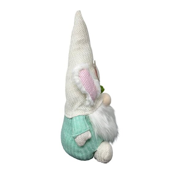 Cottontail Lane Easter Bunny Gnome Chubby Carrot Plush Decor 12in Spring Rabbit - Picture 5 of 9